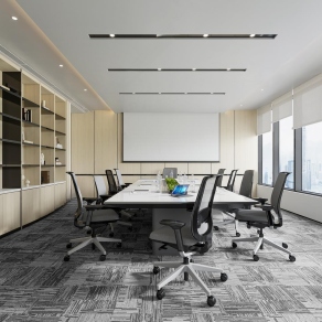 现代会议室3D模型下载